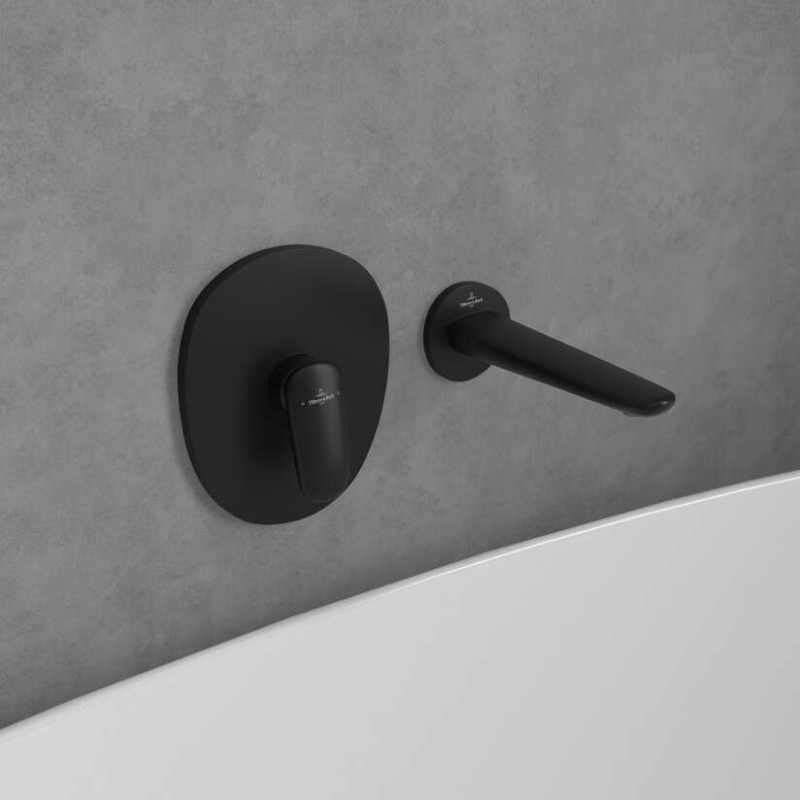 Villeroy&Boch Antao wylewka wannowa czarny matowy TVT111003000K5