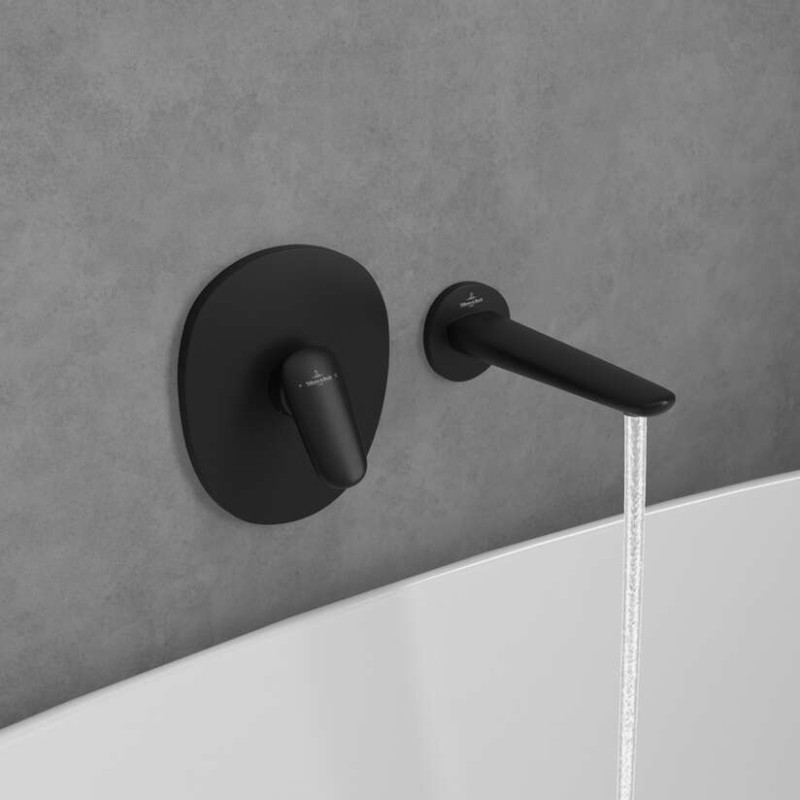 Villeroy&Boch Antao wylewka wannowa czarny matowy TVT111003000K5