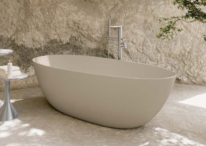 Villeroy&Boch Antao bateria wannowa wolnostojąca nikiel szczotkowany TVT11100400064