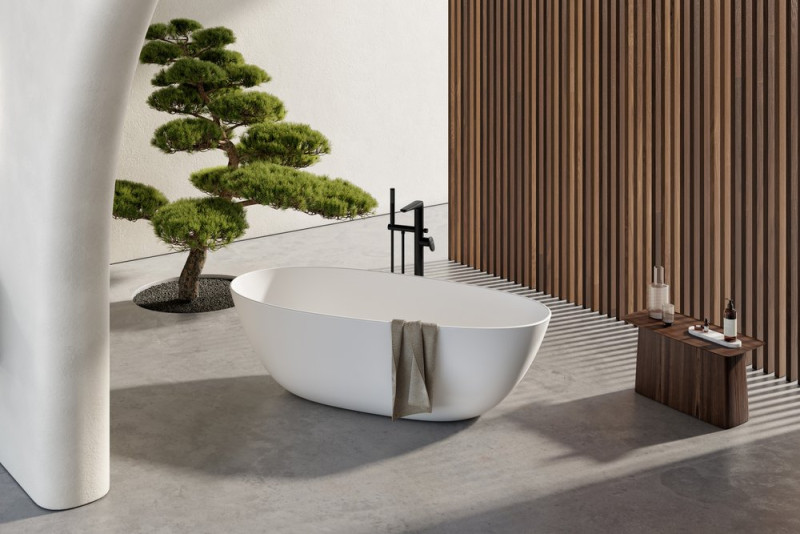 Villeroy&Boch Antao bateria wannowa wolnostojąca czarny matowy TVT111004000K5