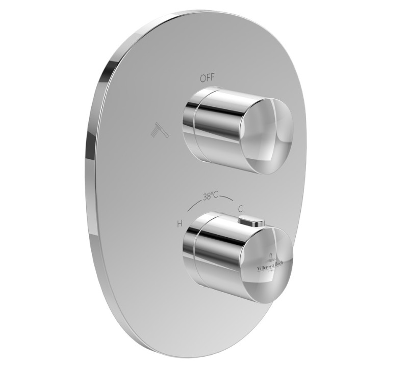 Villeroy&Boch Antao termostatyczna bateria podtynkowa 2-drozna chrom połysk TVS11100200061