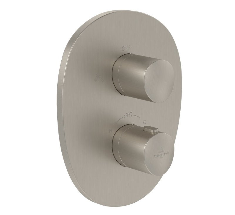 Villeroy&Boch Antao termostatyczna bateria podtynkowa 2-drozna nikiel szczotkowany TVS11100200064