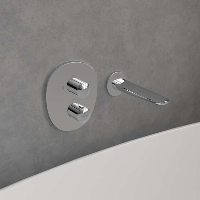 Villeroy&Boch Antao termostatyczna bateria podtynkowa 1-drozna chrom połysk TVS11100100061