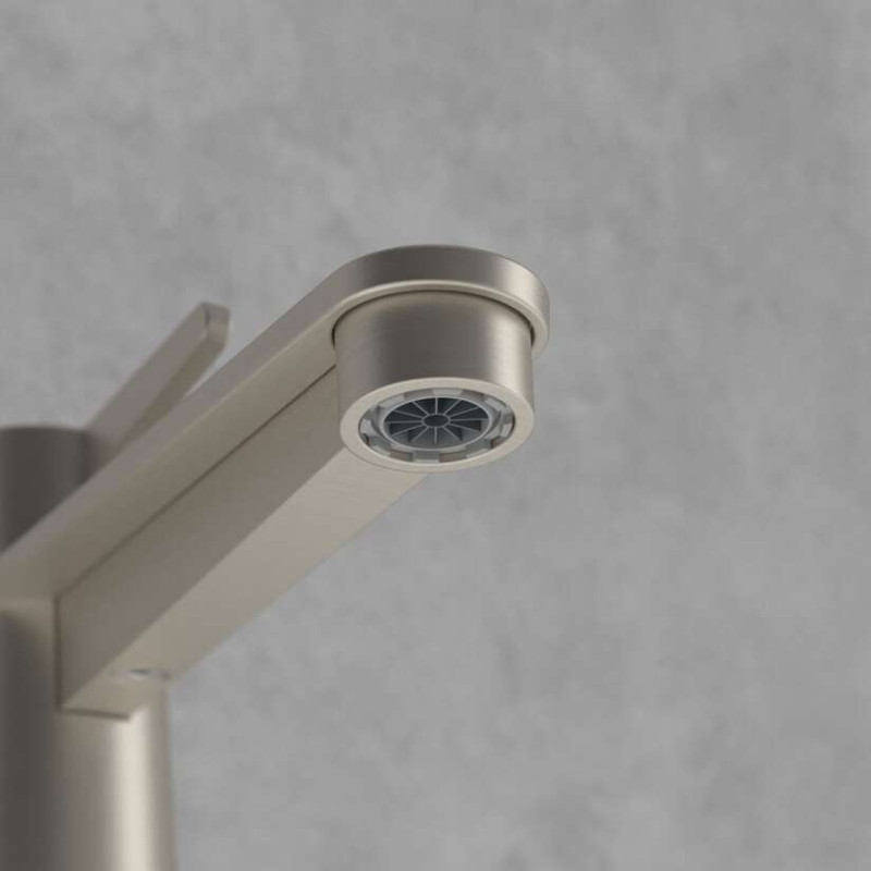 Villeroy&Boch Conum bateria umywalkowa bez korka nikiel szczotkowany TVW12700300164