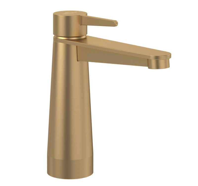 Villeroy&Boch Conum bateria umywalkowa bez korka złoty szczotkowany TVW12700300176