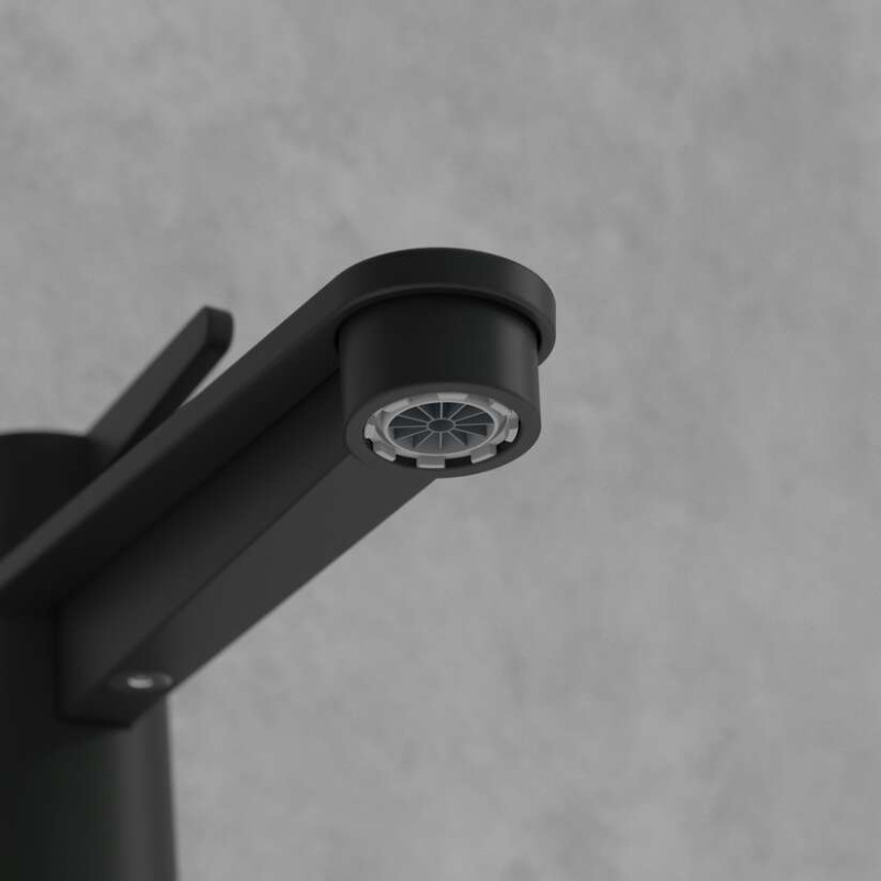 Villeroy&Boch Conum bateria umywalkowa bez korka czarny matowy TVW127003001K5