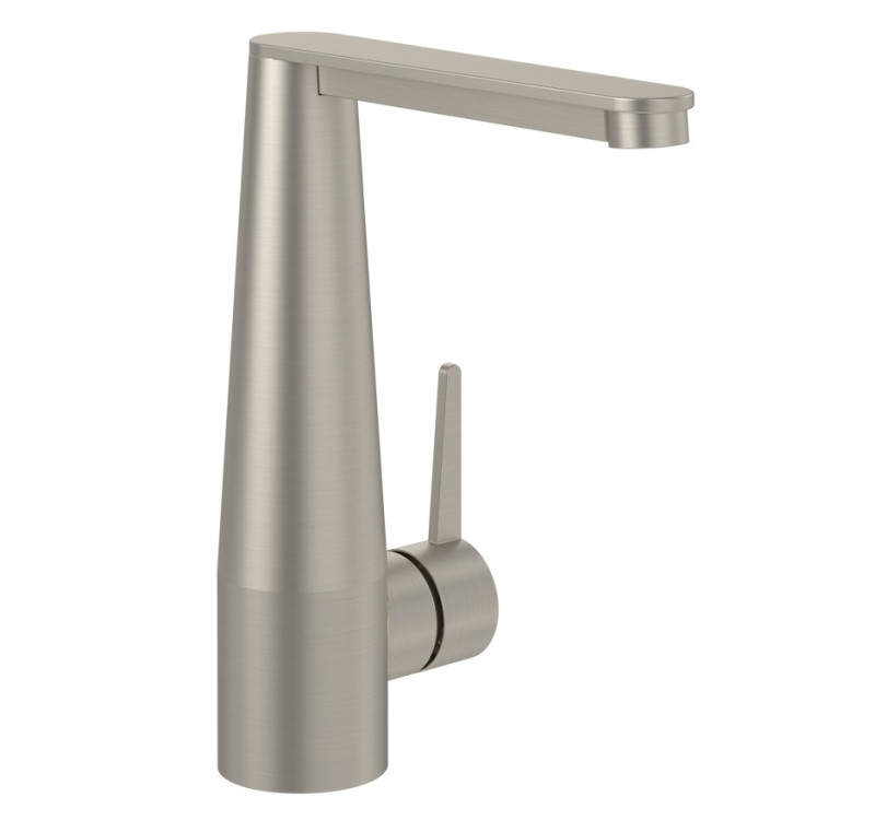 Villeroy&Boch Conum bateria umywalkowa z korkiem nikiel szczotkowany TVW12700400064