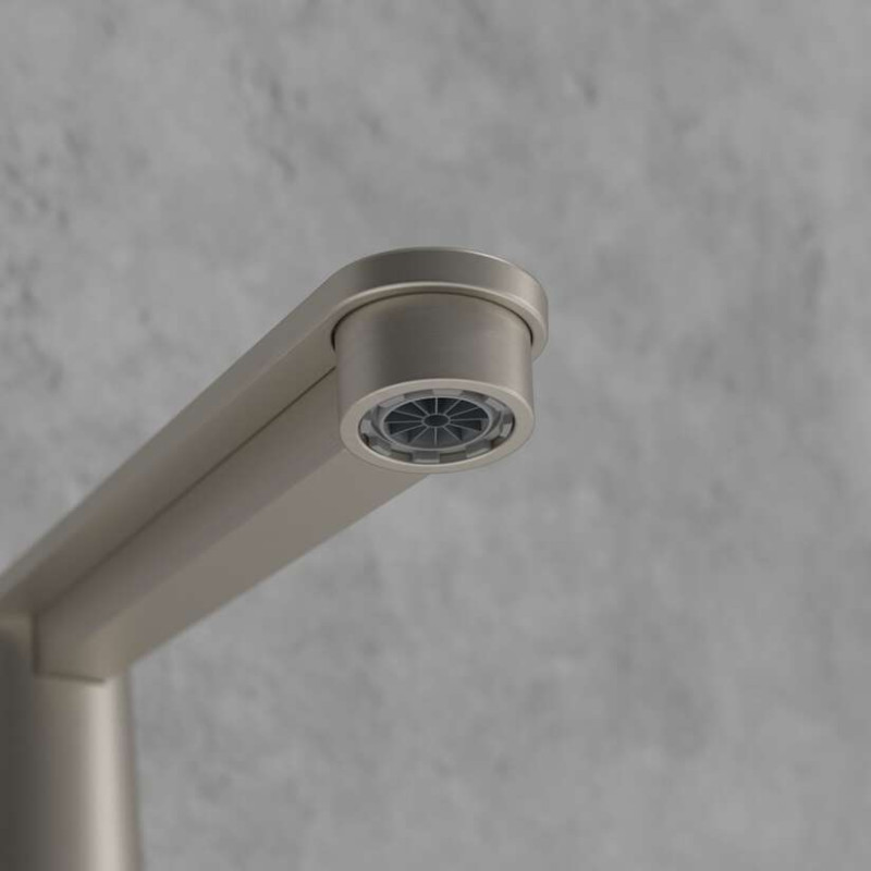 Villeroy&Boch Conum bateria umywalkowa z korkiem nikiel szczotkowany TVW12700400064