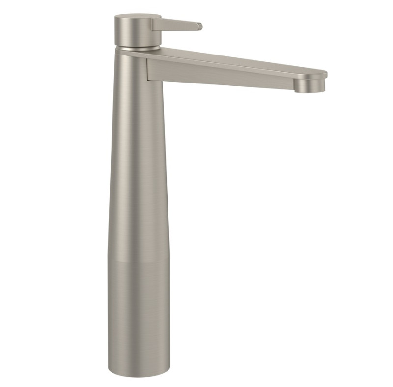 Villeroy&Boch Conum bateria umywalkowa wysoka z korkiem nikiel szczotkowany TVW12700500064