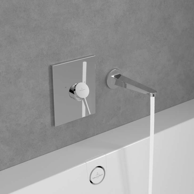 Villeroy&Boch Conum wylewka wannowa chrom połysk TVT12700300061