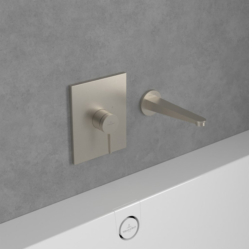 Villeroy&Boch Conum wylewka wannowa nikiel szczotkowany TVT12700300064