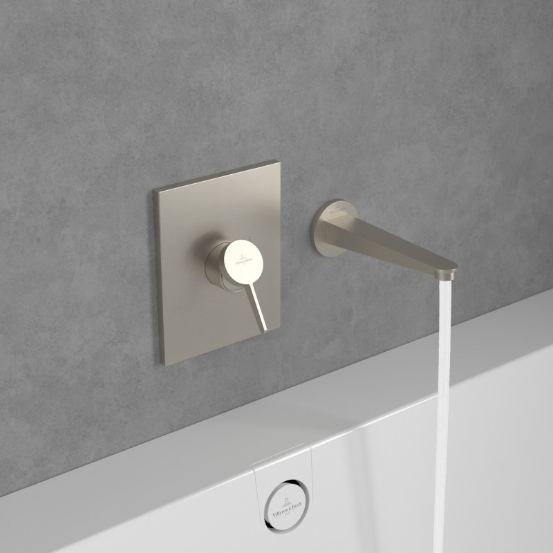 Villeroy&Boch Conum wylewka wannowa nikiel szczotkowany TVT12700300064