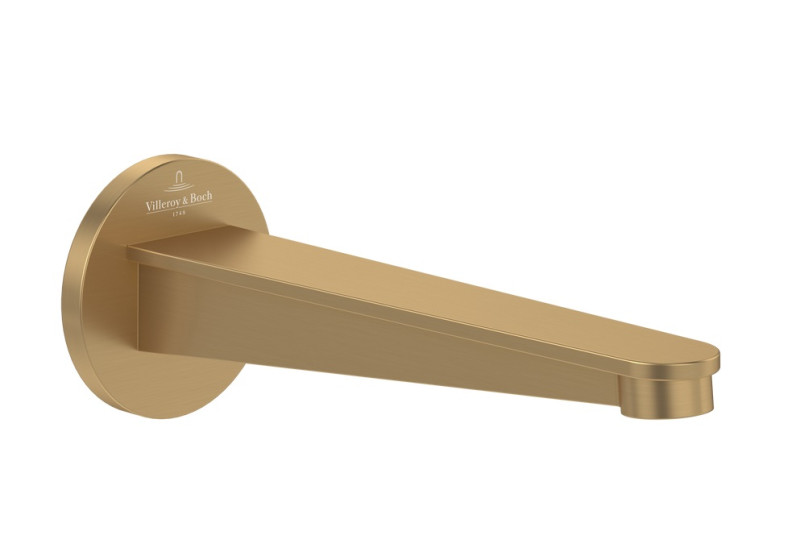 Villeroy&Boch Conum wylewka wannowa złoty szczotkowany TVT12700300076