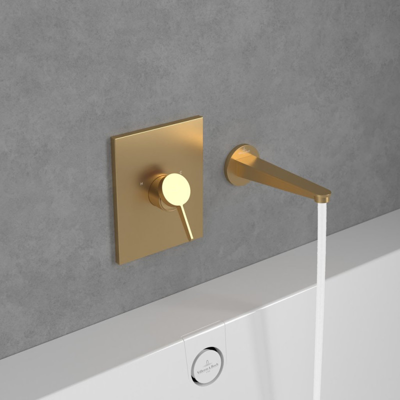 Villeroy&Boch Conum wylewka wannowa złoty szczotkowany TVT12700300076