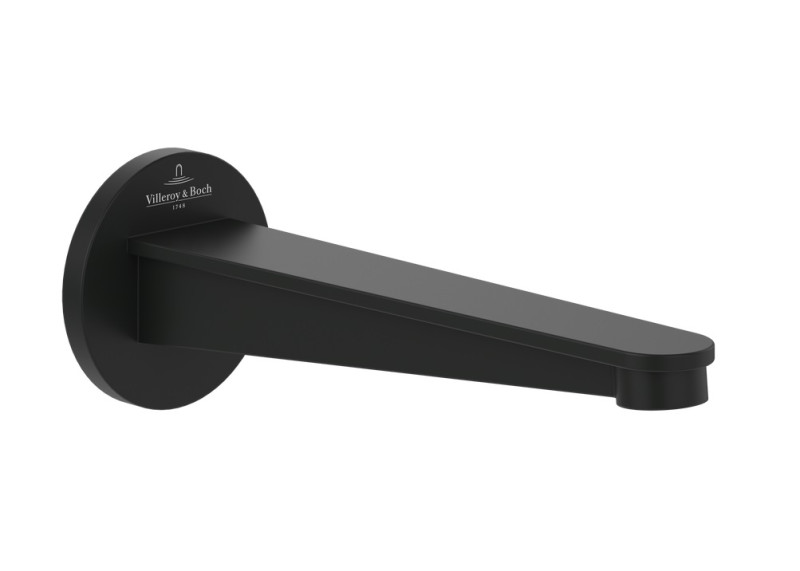 Villeroy&Boch Conum wylewka wannowa czarny matowy TVT127003000K5