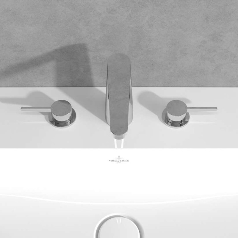 Villeroy&Boch Conum bateria umywalkowa trzyotworowa bez korka chrom połysk TVW12700100161