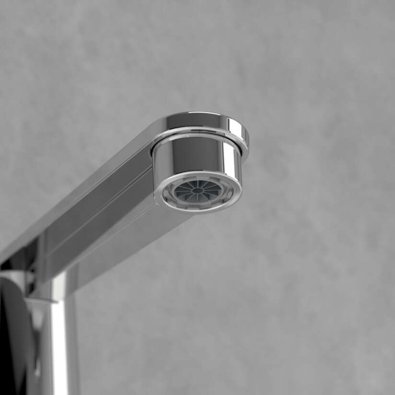 Villeroy&Boch Conum bateria umywalkowa trzyotworowa z korkiem chrom połysk TVW12700100061