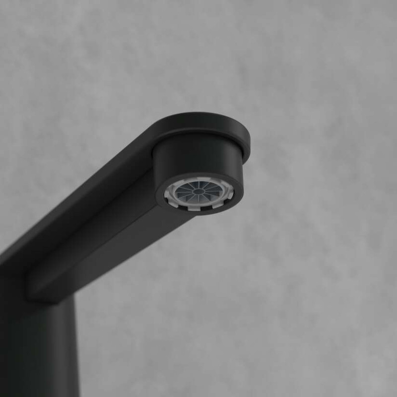 Villeroy&Boch Conum bateria umywalkowa trzyotworowa z korkiem czarny matowy TVW127001000K5