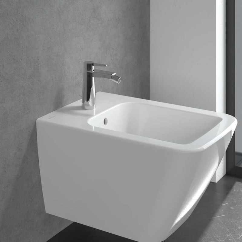 Villeroy&Boch Conum bateria bidetowa z korkiem chrom połysk TVB12700100061