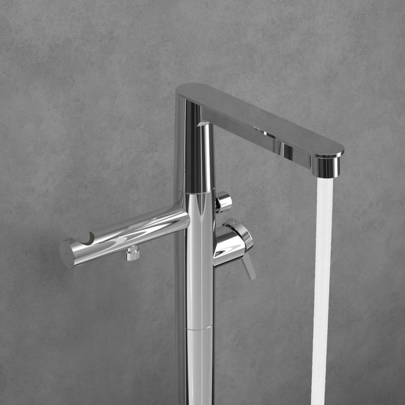 Villeroy&Boch Conum bateria wannowa wolnostojąca chrom połysk TVT12700400061