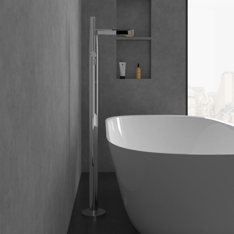 Villeroy&Boch Conum bateria wannowa wolnostojąca chrom połysk TVT12700400061