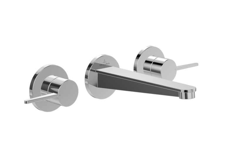 Villeroy&Boch Conum bateria umywalkowa podtynkowa trzyotworowa chrom połysk TVW12700200061