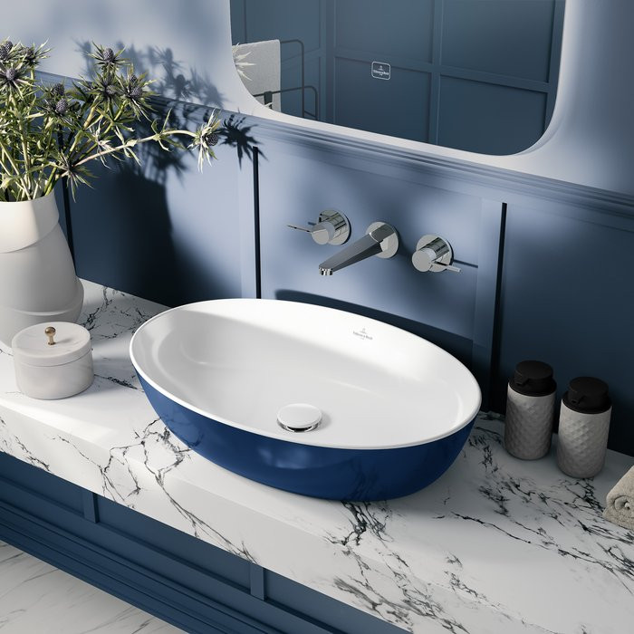 Villeroy&Boch Conum bateria umywalkowa podtynkowa trzyotworowa chrom połysk TVW12700200061