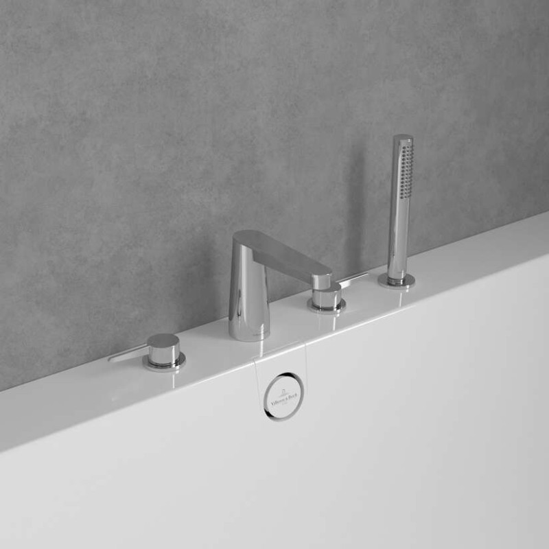 Villeroy&Boch Conum bateria wannowa czterootworowa chrom połysk TVT12700200061