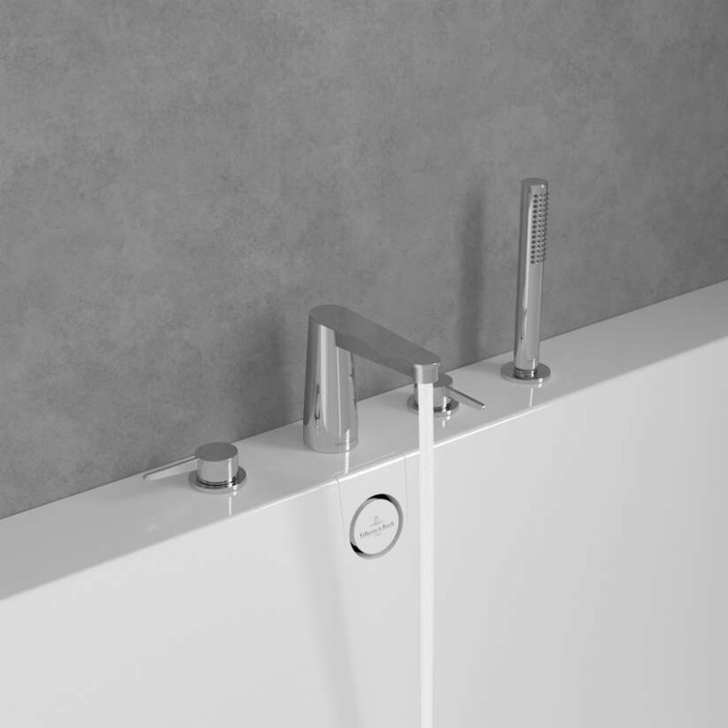 Villeroy&Boch Conum bateria wannowa czterootworowa chrom połysk TVT12700200061