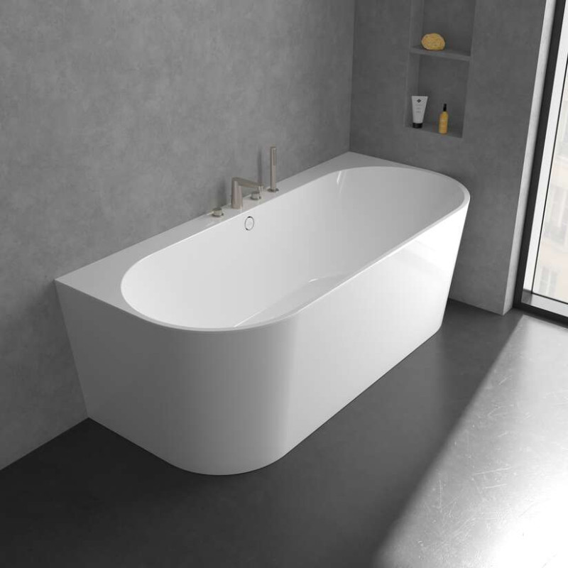 Villeroy&Boch Conum bateria wannowa czterootworowa nikiel szczotkowany TVT12700200064