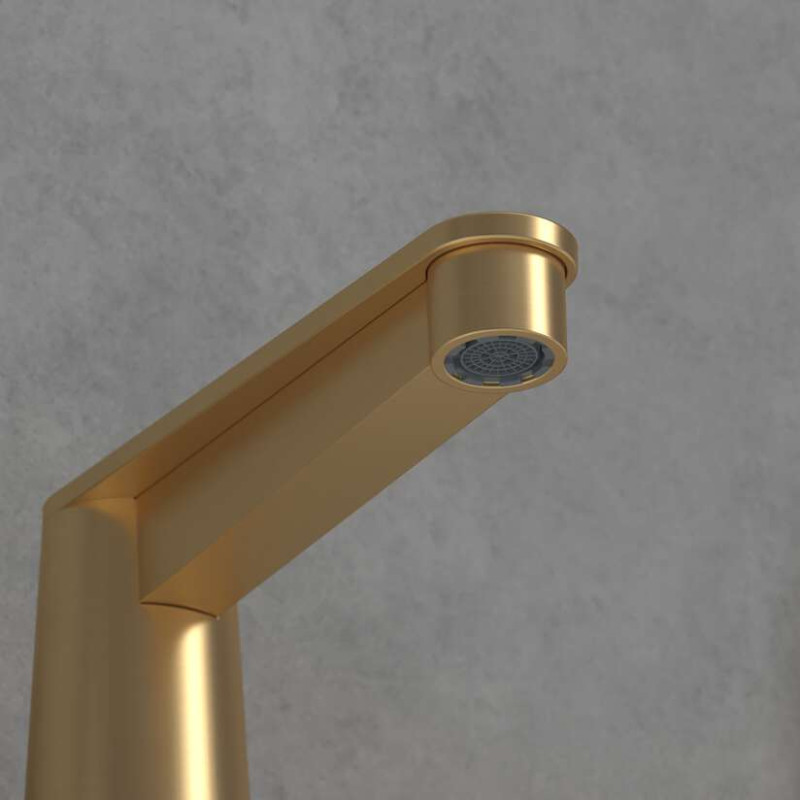 Villeroy&Boch Conum bateria wannowa czterootworowa złoty szczotkowany TVT12700200076