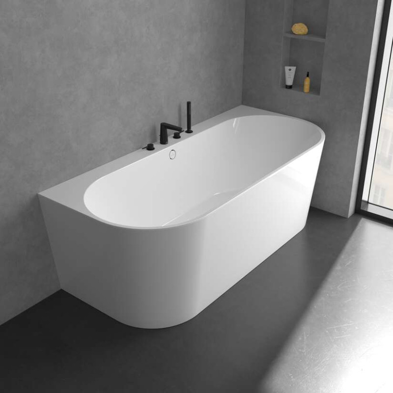 Villeroy&Boch Conum bateria wannowa czterootworowa czarny matowy TVT127002000K5