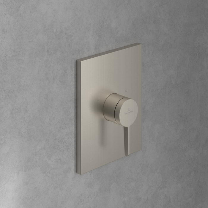 Villeroy&Boch Conum bateria prysznicowa podtynkowa nikiel szczotkowany TVS12700400064