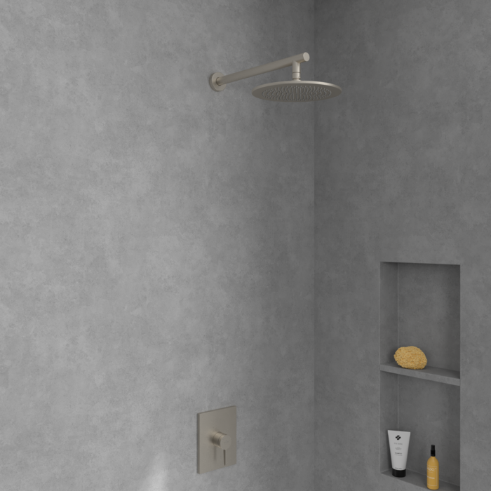 Villeroy&Boch Conum bateria prysznicowa podtynkowa nikiel szczotkowany TVS12700400064