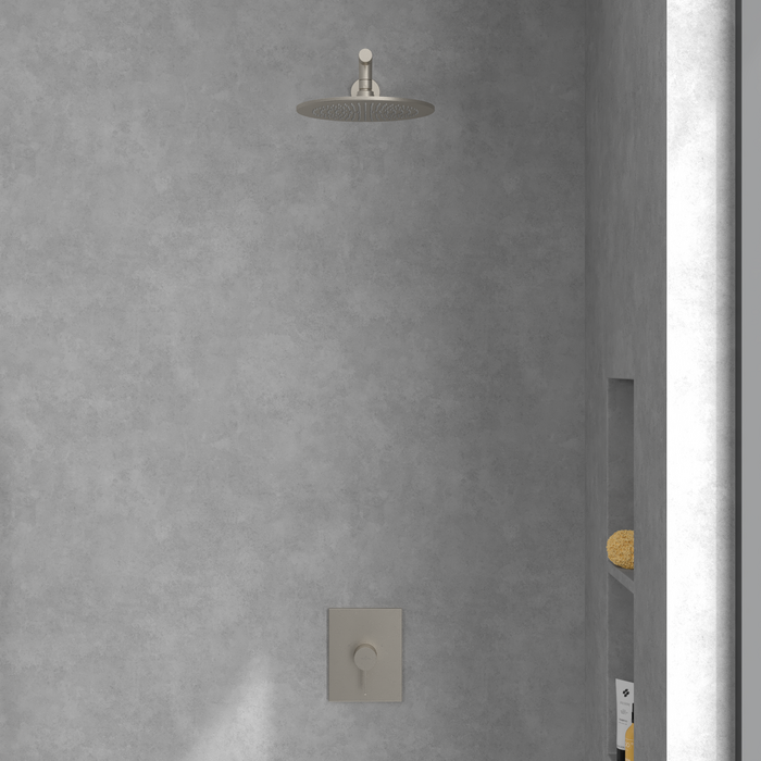 Villeroy&Boch Conum bateria prysznicowa podtynkowa nikiel szczotkowany TVS12700400064