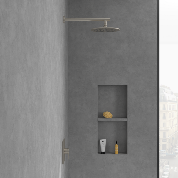 Villeroy&Boch Conum bateria prysznicowa podtynkowa nikiel szczotkowany TVS12700400064