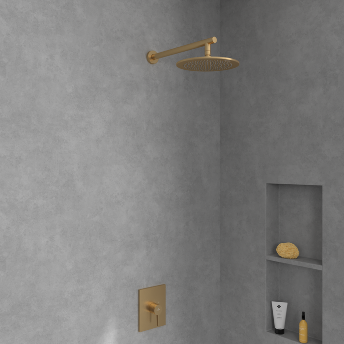 Villeroy&Boch Conum bateria prysznicowa podtynkowa złoty szczotkowany TVS12700400076