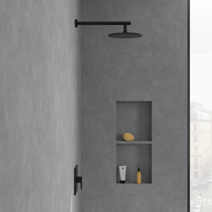 Villeroy&Boch Conum bateria prysznicowa podtynkowa czarny matowy TVS127004000K5