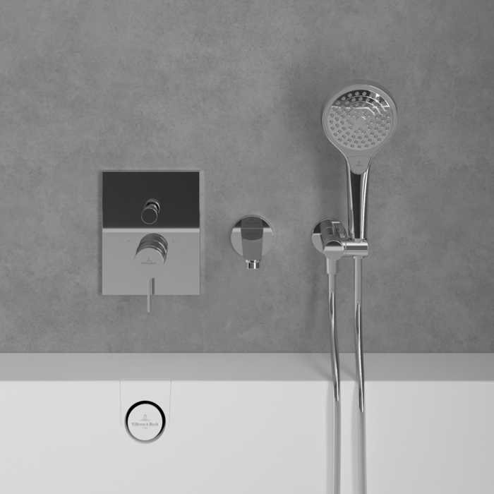 Villeroy&Boch Conum bateria wannowa podtynkowa chrom połysk TVT12700100061