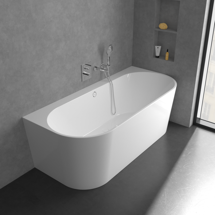 Villeroy&Boch Conum bateria wannowa podtynkowa chrom połysk TVT12700100061