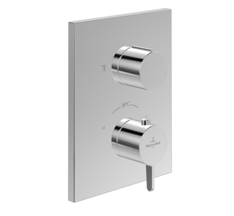 Villeroy&Boch Conum termostatyczna bateria wannowa podtynkowa chrom połysk TVS12700200061