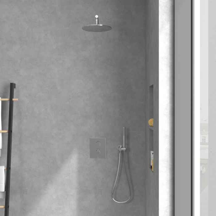 Villeroy&Boch Conum termostatyczna bateria wannowa podtynkowa chrom połysk TVS12700200061