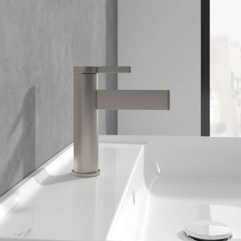 Villeroy&Boch Dawn bateria umywalkowa bez korka nikiel szczotkowany TVW10610315164