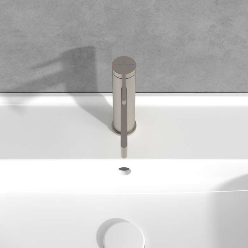 Villeroy&Boch Dawn bateria umywalkowa bez korka nikiel szczotkowany TVW10610315164