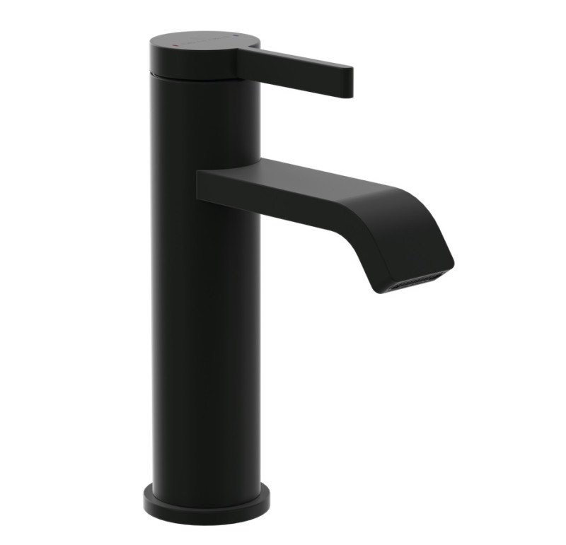 Villeroy&Boch Dawn bateria umywalkowa bez korka czarny matowy TVW106103152K5