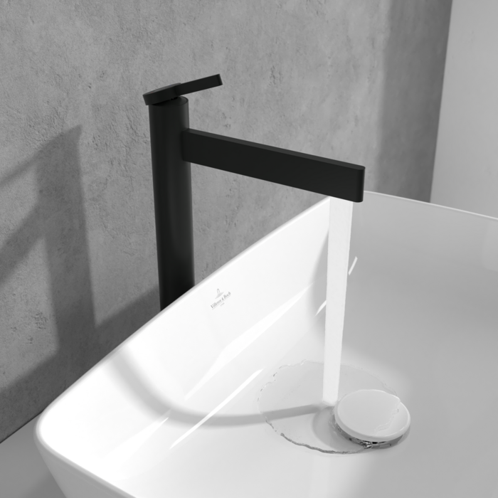 Villeroy&Boch Dawn bateria umywalkowa wysoka bez korka czarny matowy TVW106106151K5