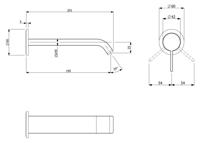 Villeroy&Boch Dawn bateria umywalkowa podtynkowa nikiel szczotkowany TVZ10600300064