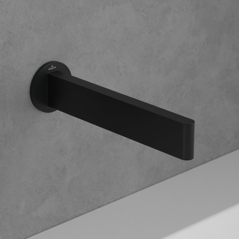 Villeroy&Boch Dawn wylewka wannowa czarny matowy TVT106505151K5