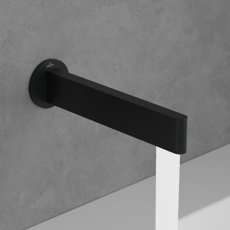 Villeroy&Boch Dawn wylewka wannowa czarny matowy TVT106505151K5