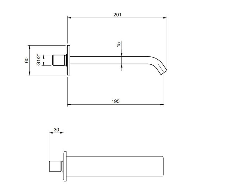 Villeroy&Boch Dawn wylewka wannowa nikiel szczotkowany TVT10650515264